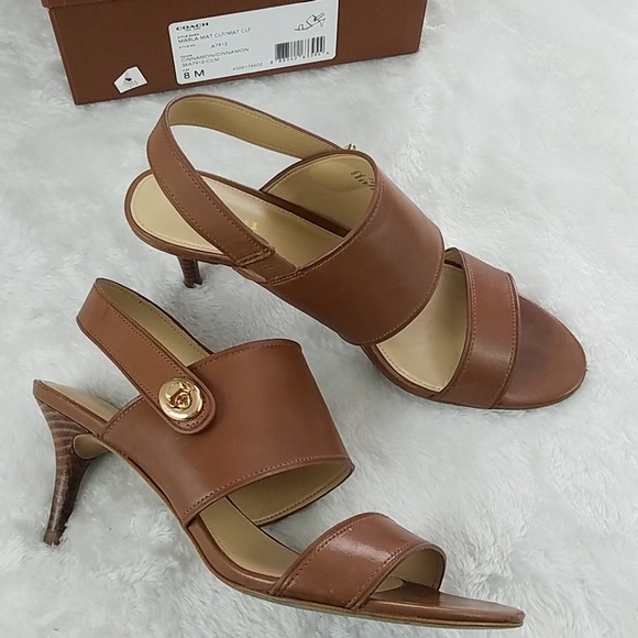 Coach Shoes - Coach 'Marla' Size 8 Open Toe Sandals in Cinnamon